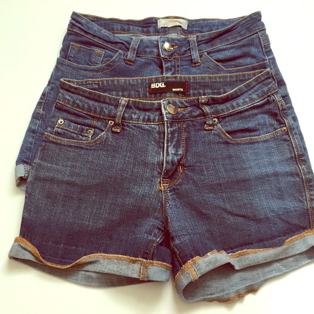 Pair of Mid-Rise Denim Shorts BDG/2.1 DENIM 26